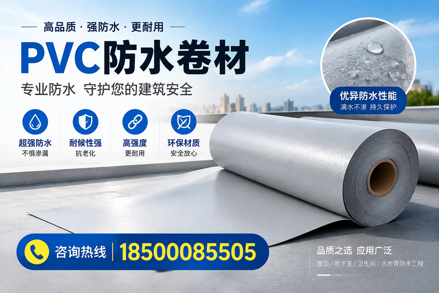 凉山地区pvc防水卷材的市场现状与发展趋势